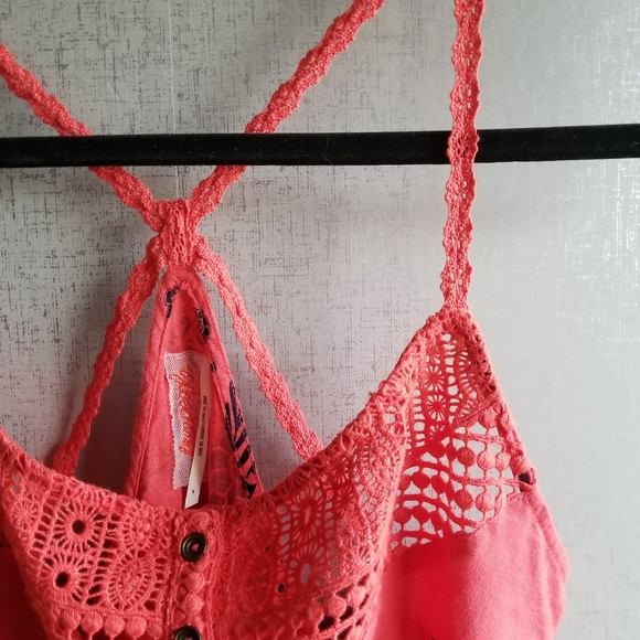 Free People Embellished Benji Linen Blend Dress - Picture 5 of 8